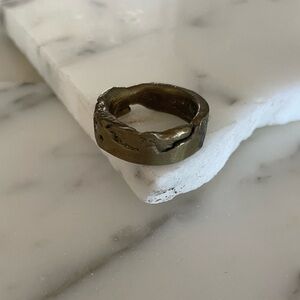 Brass ring size 10